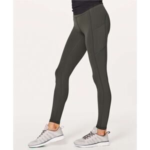 Lululemon Fast & Free Full Length Tight Leggings Mid-Rise Non-Reflective 28"